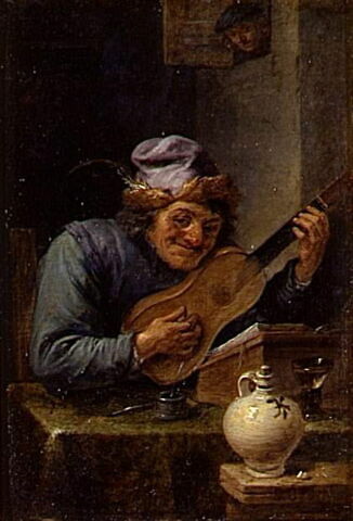 Le joueur de guitare, épié d'en haut, image 4/4