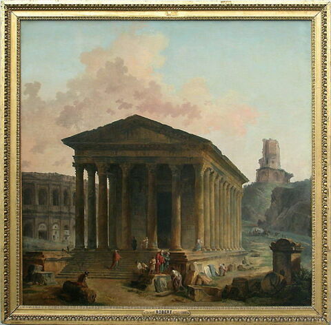 La Maison carrée, les arènes et la tour Magne à Nîmes, image 2/3