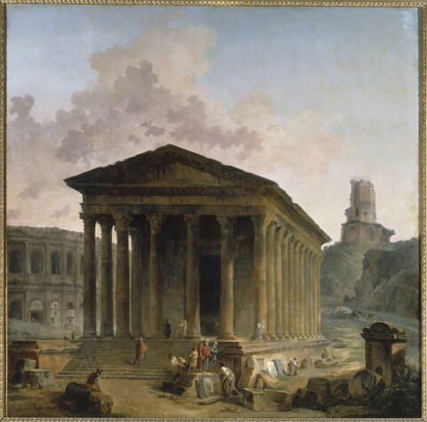La Maison carrée, les arènes et la tour Magne à Nîmes, image 3/3