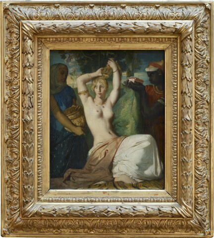 Esther se parant pour être présentée au roi Assuérus, dit aussi La toilette d'Esther., image 2/3