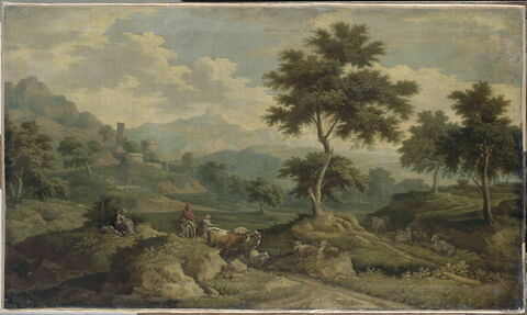 Paysage au troupeau., image 7/7