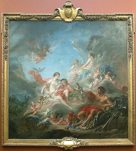 Les forges de Vulcain ou Vulcain présentant à Vénus des armes pour Énée., image 2/2