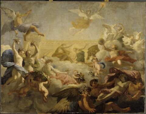 Phaéton demande à Apollon la conduite du char du soleil, image 4/4