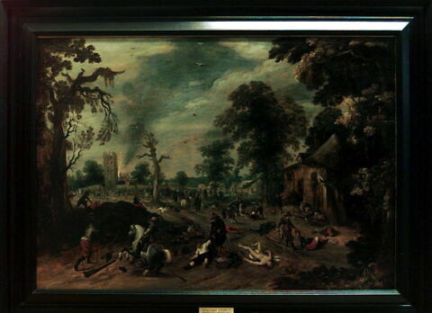 Pillage d'un village dit aussi L’Incendie de Wommelgen près d’Anvers en 1589, image 2/3