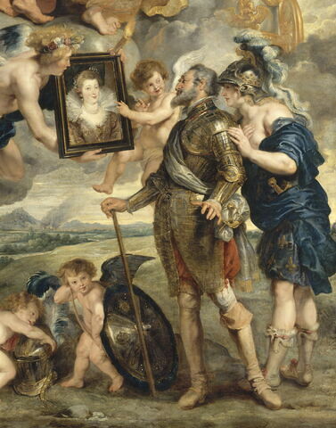 Henri IV reçoit le portrait de Marie de Médicis et se laisse désarmer par l’Amour, image 4/6