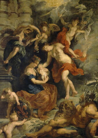 La Naissance de la reine, à Florence le 26 avril 1573, image 3/3