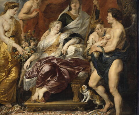 La Naissance du Dauphin (futur Louis XIII) à Fontainebleau, le 27 septembre 1601, image 4/5