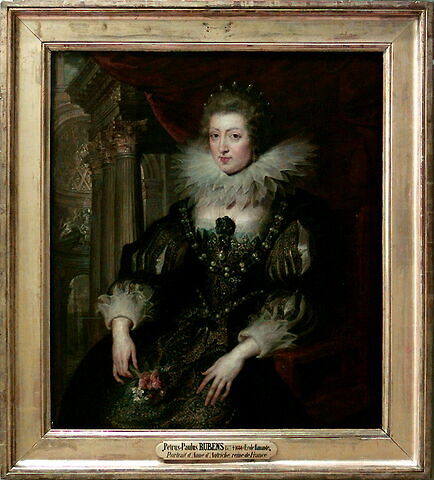 Portrait d’Anne d’Autriche (1601-1666), reine de France, épouse de Louis XIII et mère de Louis XIV, image 2/2