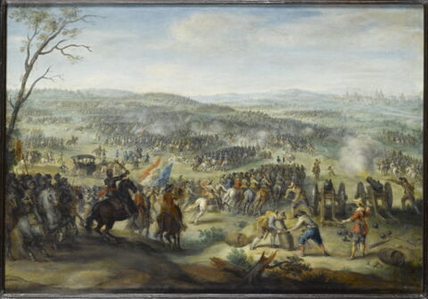 Représentation présumée de la bataille de la Montagne Blanche près de Prague (1620), image 2/3