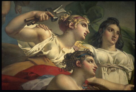La France, sous les traits de Minerve, protégeant les Arts, image 3/5