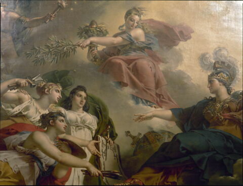 La France, sous les traits de Minerve, protégeant les Arts, image 5/5