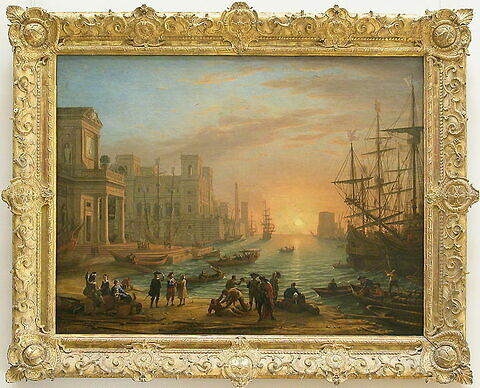 Port de mer au soleil couchant, image 5/5