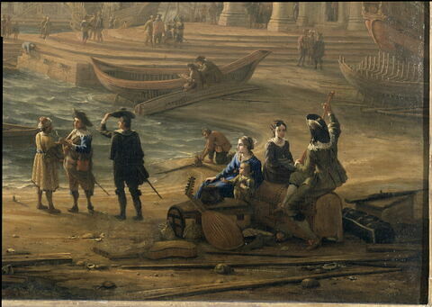 Port de mer au soleil couchant, image 3/5