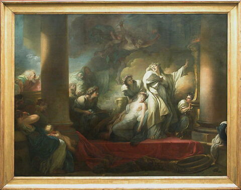 Le grand prêtre Corésus se sacrifie pour sauver Callirhoé (Pausanias, VII, 21)., image 3/6