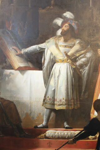 Plafond : François Ier prêtant le serment des chevaliers, image 36/39