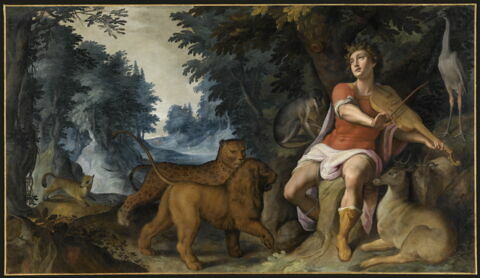 Orphée charmant les animaux