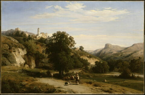 Vue du village de Cagnes, près d'Antibes (Var), image 2/2