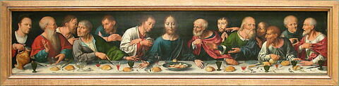 Retable de la Déploration du Christ : La Cène., image 6/8