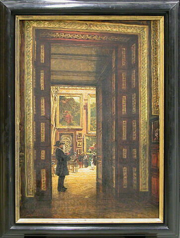 La Salle des Sept Cheminées au musée du Louvre, vue depuis la salle des Bijoux, image 2/2