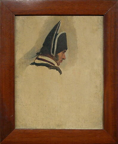 Tête d'homme coiffé d'un bicorne. Etude, image 2/2