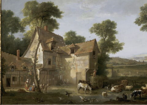 La Ferme, exposé au Salon de 1751 comme : l'Agriculture, dit aussi :