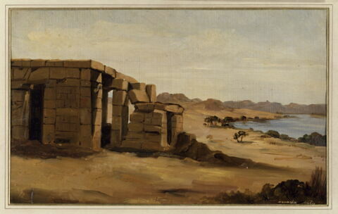 Vue d'Amada, Nubie (Égypte)