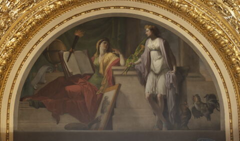 L'Étude éclaire et instruit l'Émulation (dit autrefois : L'Étude et la Renommée), image 3/5