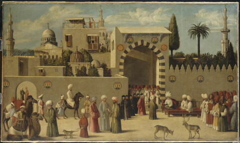 Réception d'une délégation vénitienne par le gouverneur mamelouk de Damas, image 4/10