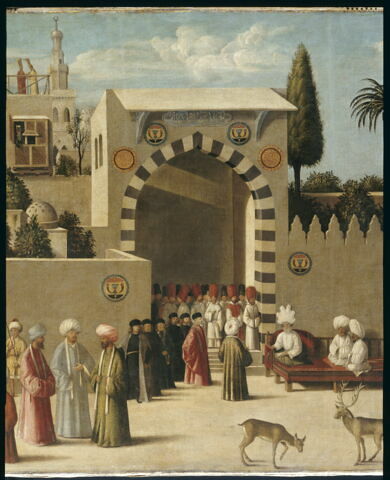 Réception d'une délégation vénitienne par le gouverneur mamelouk de Damas, image 5/10