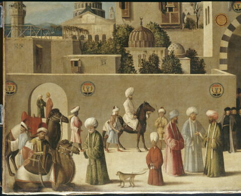 Réception d'une délégation vénitienne par le gouverneur mamelouk de Damas, image 6/10