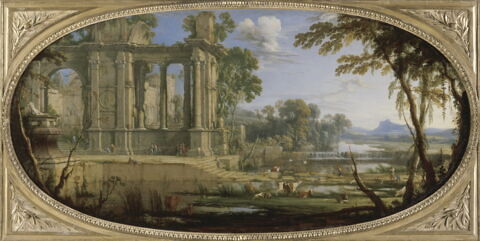 Paysage avec ruines antiques, image 4/4