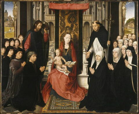 La Vierge et l'Enfant entre saint Jacques et saint Dominique, image 4/7