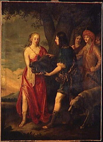 Méléagre offrant à Atalante la hure du sanglier destructeur du pays de Calydon, image 2/3