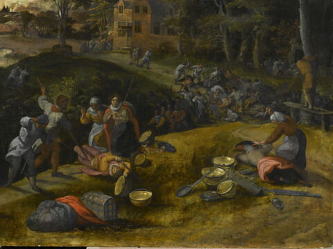 Scène de guerre et d'incendie, image 13/15
