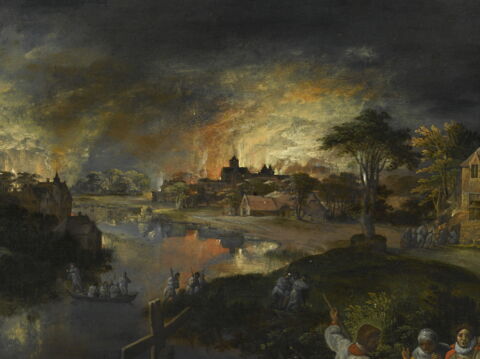 Scène de guerre et d'incendie, image 14/15