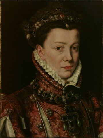 Portrait d'Élisabeth de Valois (1545 1568), fille de Henri II, roi de France, femme de Philippe II, roi d'Espagne, image 4/5