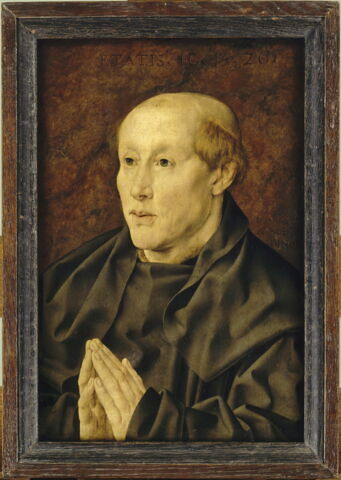 Portrait de bénédictin (?) âgé de quarante ans, en prière, image 4/5