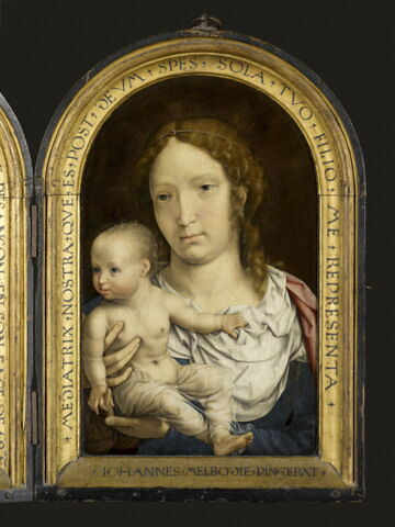 Diptyque Carondelet : La Vierge à l'Enfant