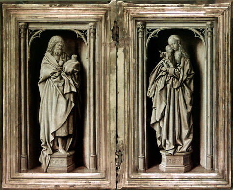 Diptyque avec saint Jean Baptiste et la Vierge à l'Enfant, image 4/4