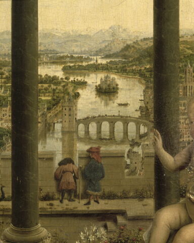 La Vierge et l'Enfant au chancelier Rolin, image 32/39