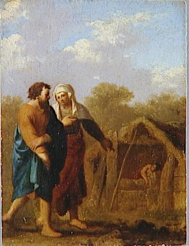 La vieille Sarah engage Abraham à prendre l’Égyptienne Agar pour femme, image 3/3