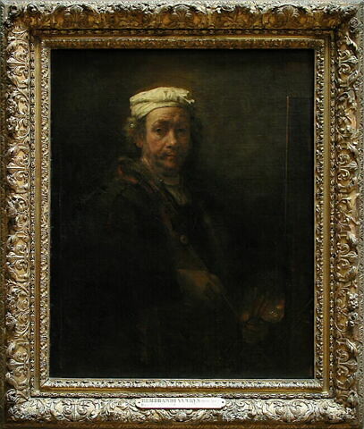 Autoportrait au chevalet et à l'appuie-main de peintre, image 4/6