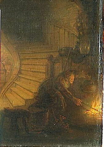 Le Philosophe en contemplation, longtemps appelé aussi Philosophe en méditation, image 9/9
