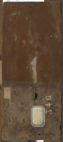 Blason inscrit dans une couronne de feuillage sur un fond de paysage, image 2/2