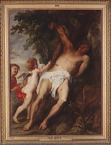 Saint Sébastien secouru par les anges après son supplice, image 4/5