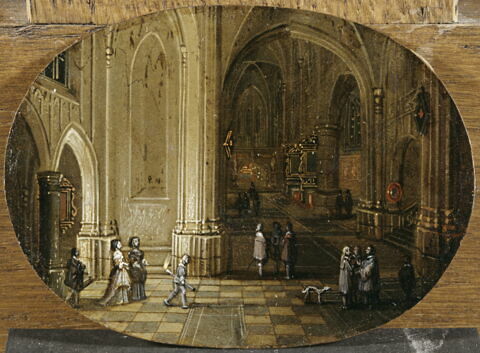 Intérieur d'église. Effet de nuit, image 4/4