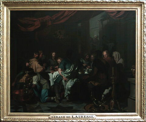 Jésus Christ célébrant la pâque avec ses disciples, image 2/2