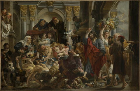 Jésus chassant les marchands du Temple