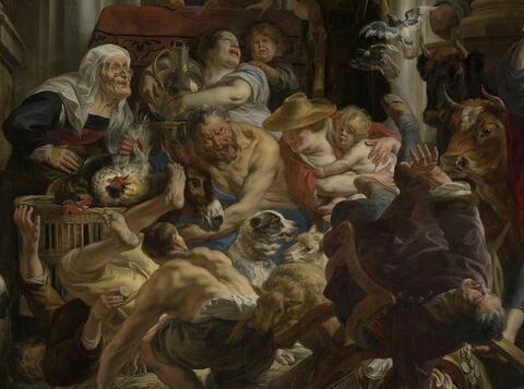 Jésus chassant les marchands du Temple, image 5/8