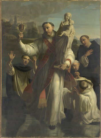 Saint Hyacinthe marchant sur les eaux, image 2/3